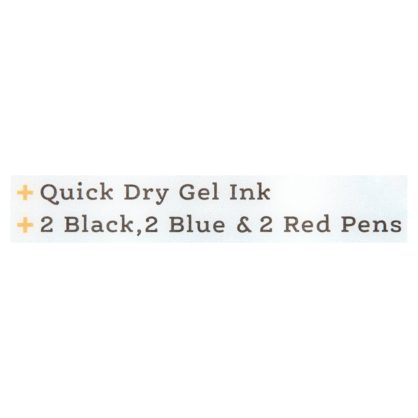 (6 pack) Pen+Gear Retractable Gel Pens, 0.7 mm, Assorted Colors, 6 Count