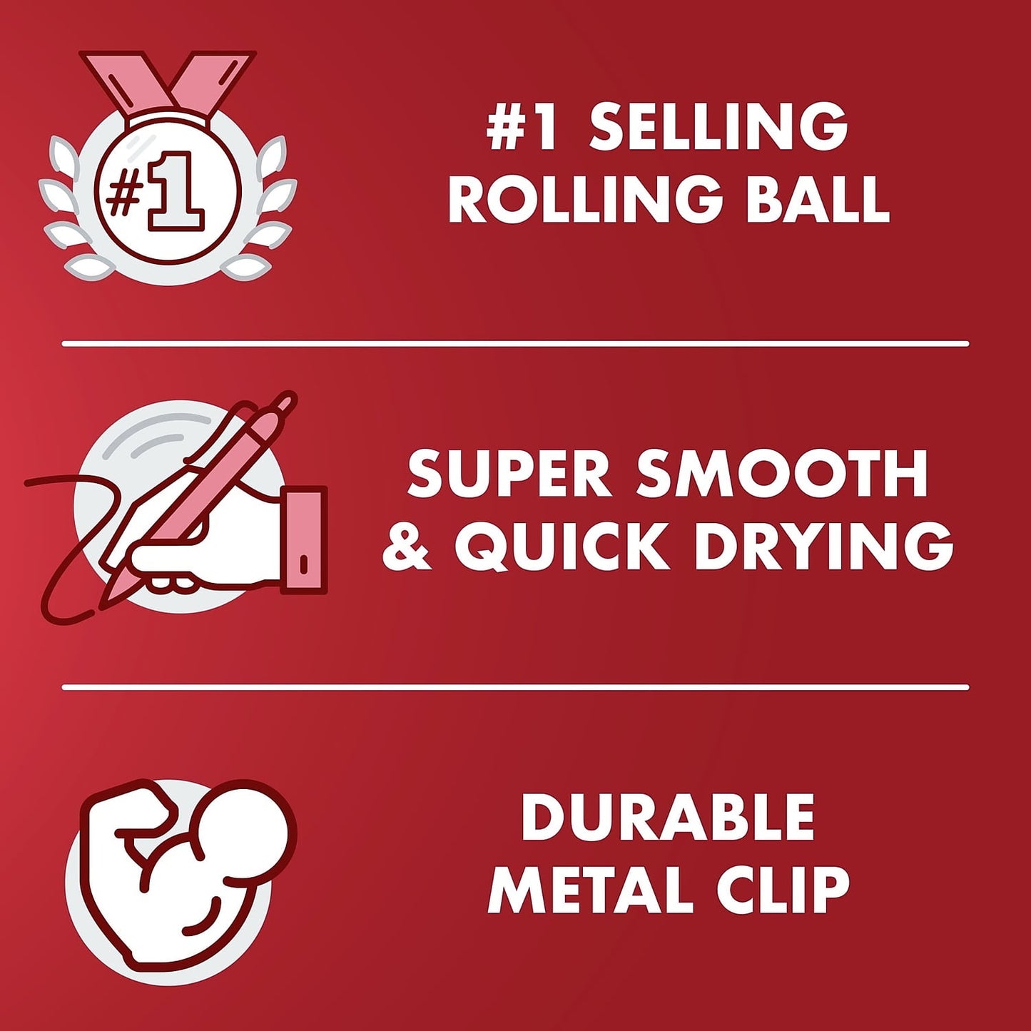 Pilot Roller Ball Pen Nonrefillable Fine Point 5/PK Blue 26021