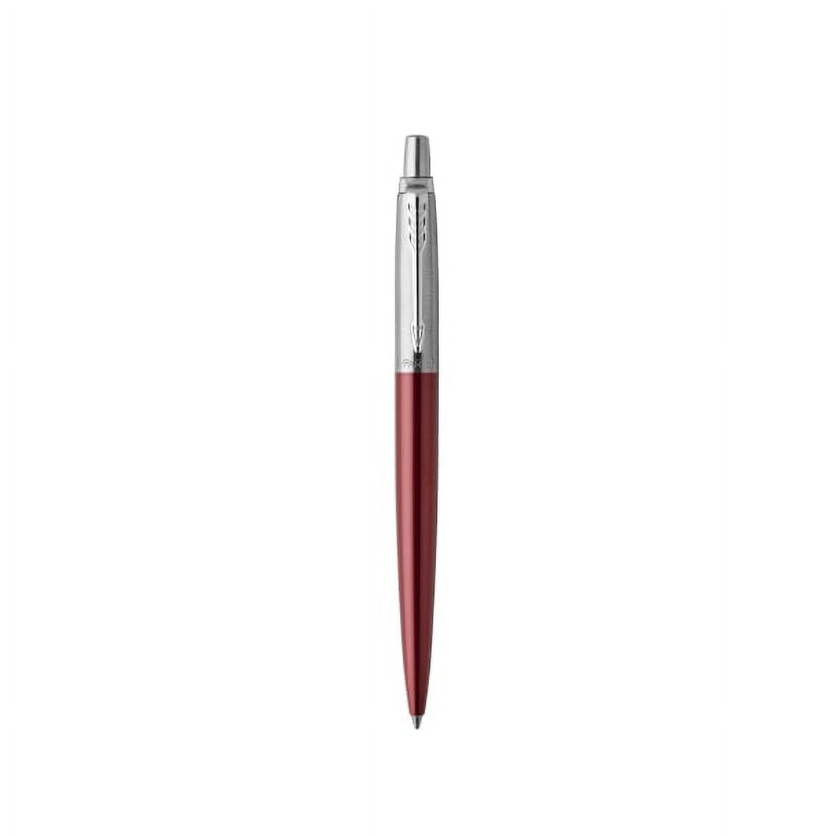 Parker Jotter Kensington Red CT Retractable Ballpoint Pen Medium Point Blue Ink (1953241)