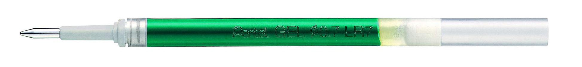 Pentel Refill Ink for EnerGel RTX Retractable Gel Pen, 12 Pack, 0.7mm, Medium Point, Turquoise Blue (LR7-S3)