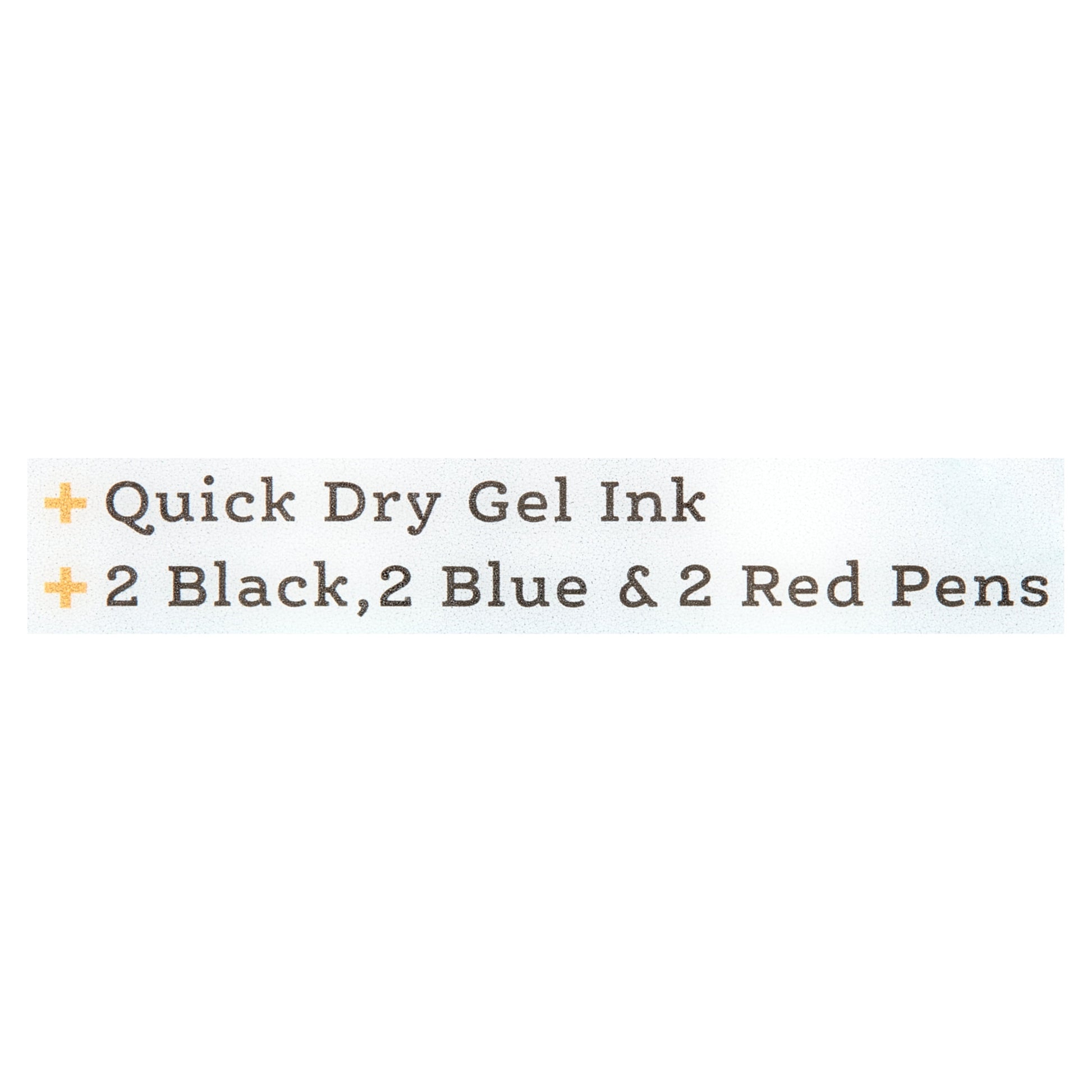 (6 pack) Pen+Gear Retractable Gel Pens, 0.7 mm, Assorted Colors, 6 Count