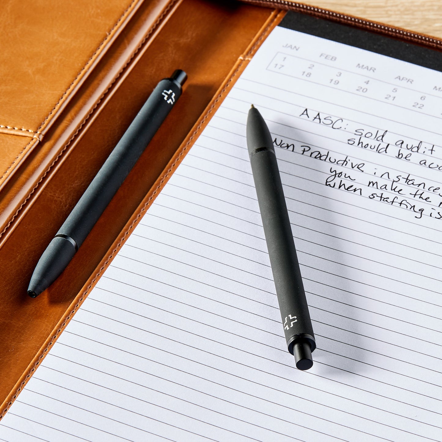 (2 pack) Pen+Gear Retractable Ballpoint Hybrid Ink Pen, Medium Point, 1 mm, Black Ink, 2 Count