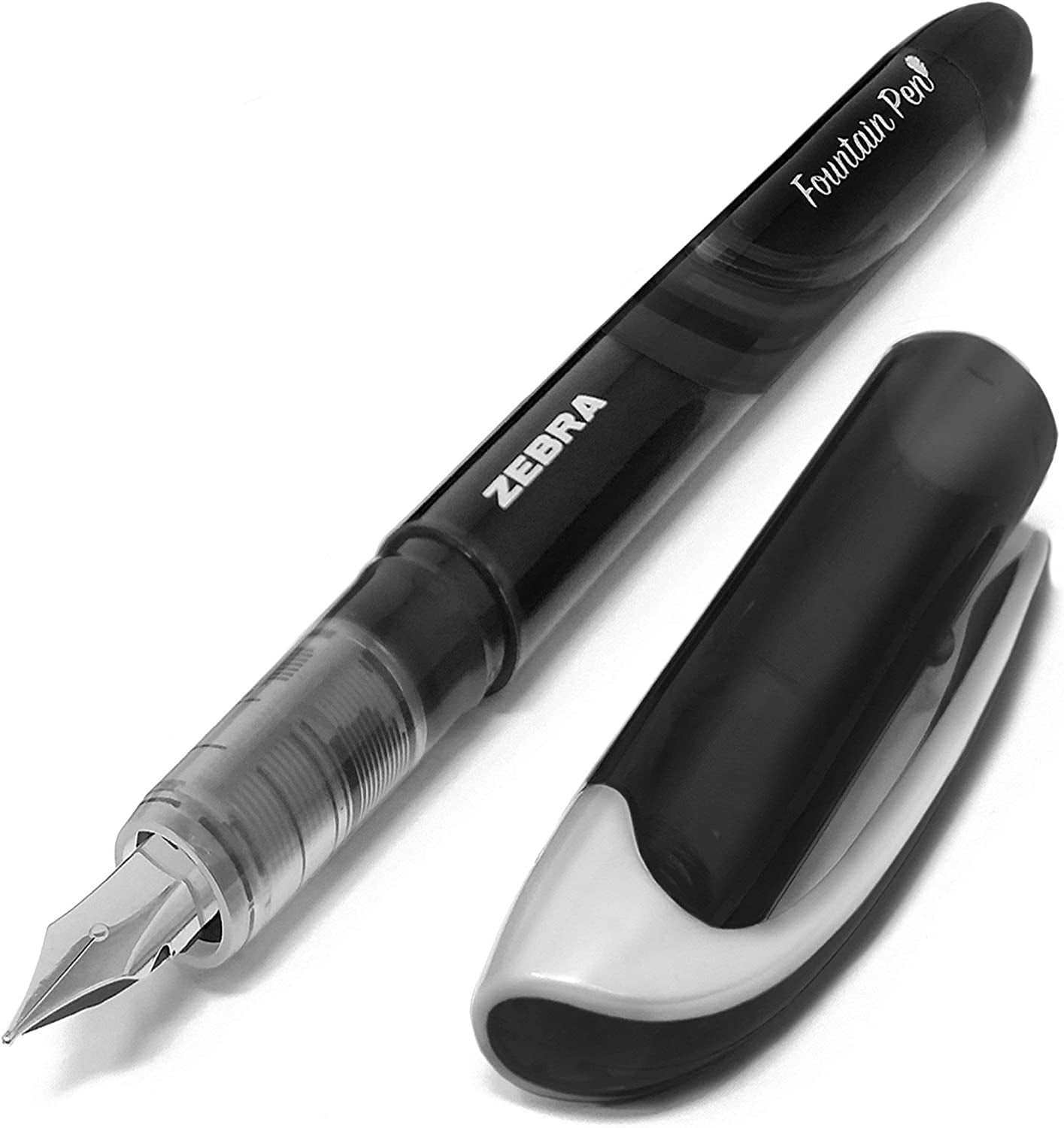 Zebra Fuente - Disposable Fountain Pen - Black Ink - Pack of 3