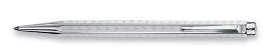 Caran d'Ache Ecridor Collection "Chevron" Ballpoint Pen, Palladium Coated, 1-Count