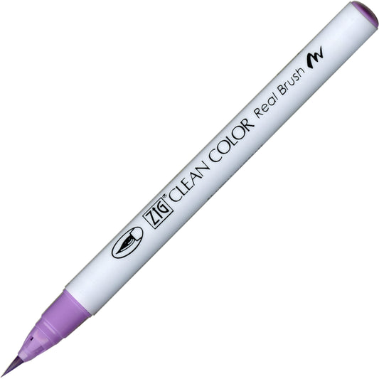 Kuretake Zig Clean Color Real Brush Marker, Light Violet