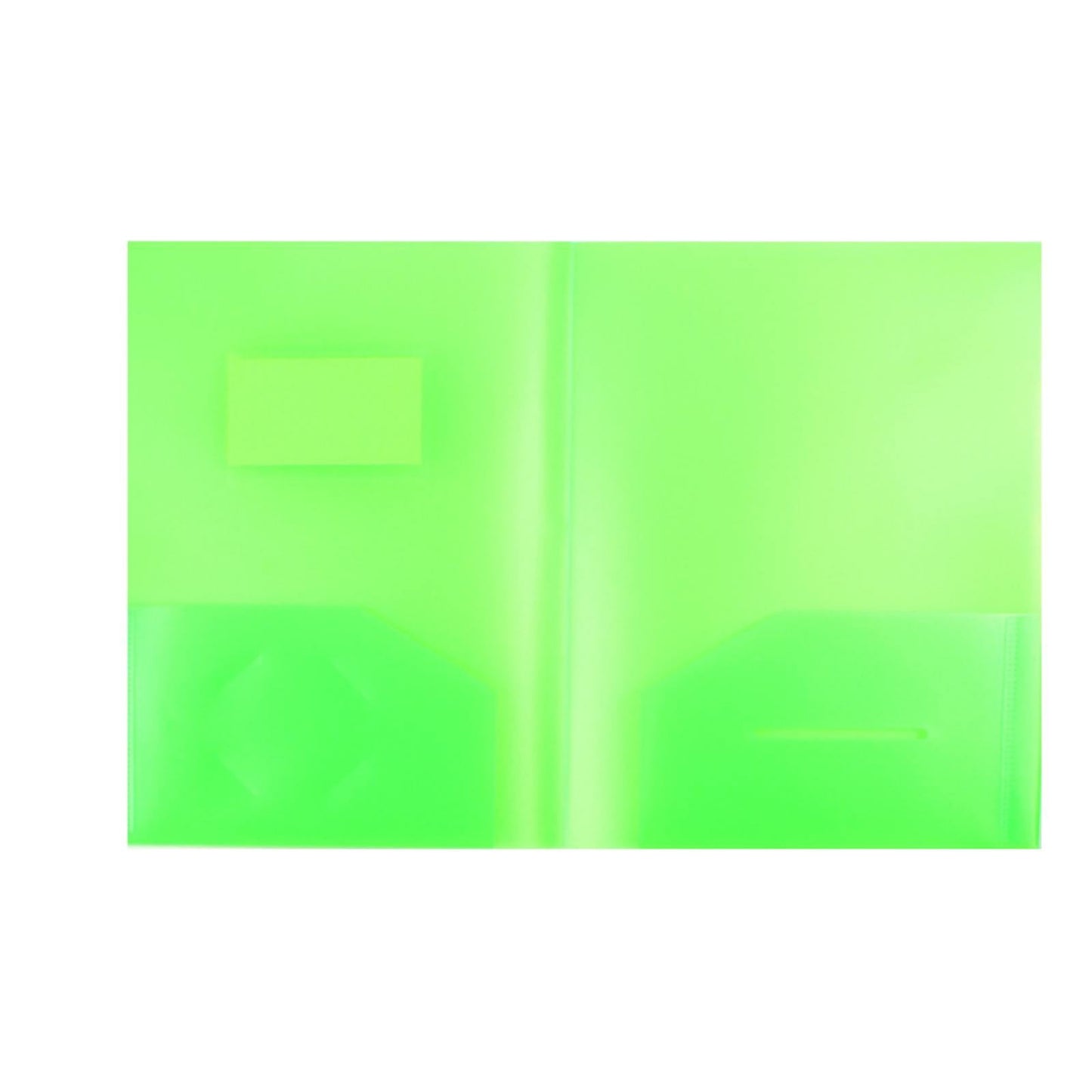 Heavy Duty Colored 2 Pocket Plastic Folders, Two Pocket Plastic Folders with Pockets for School, and Business Card Slot, Home, and Work (Black) 9.45x11.42"