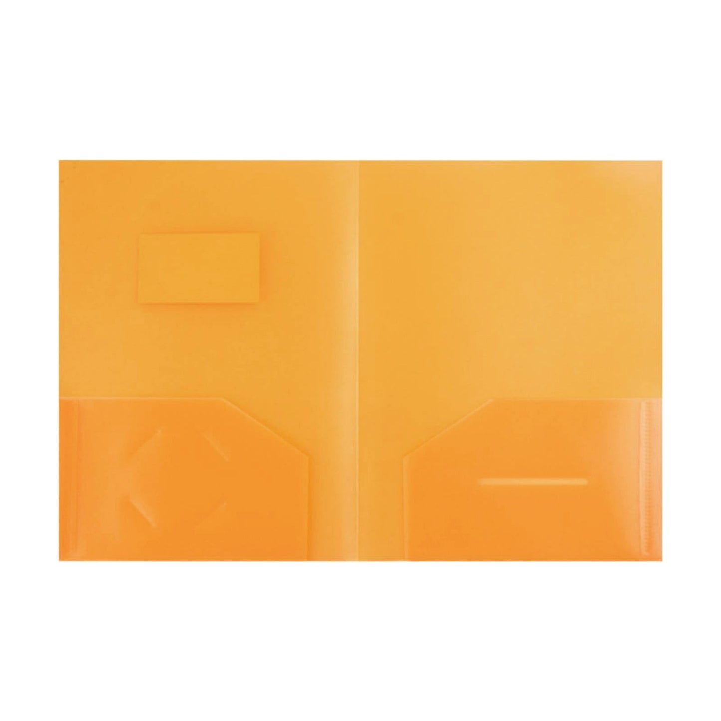 Heavy Duty Colored 2 Pocket Plastic Folders, Two Pocket Plastic Folders with Pockets for School, and Business Card Slot, Home, and Work (Black) 9.45x11.42"