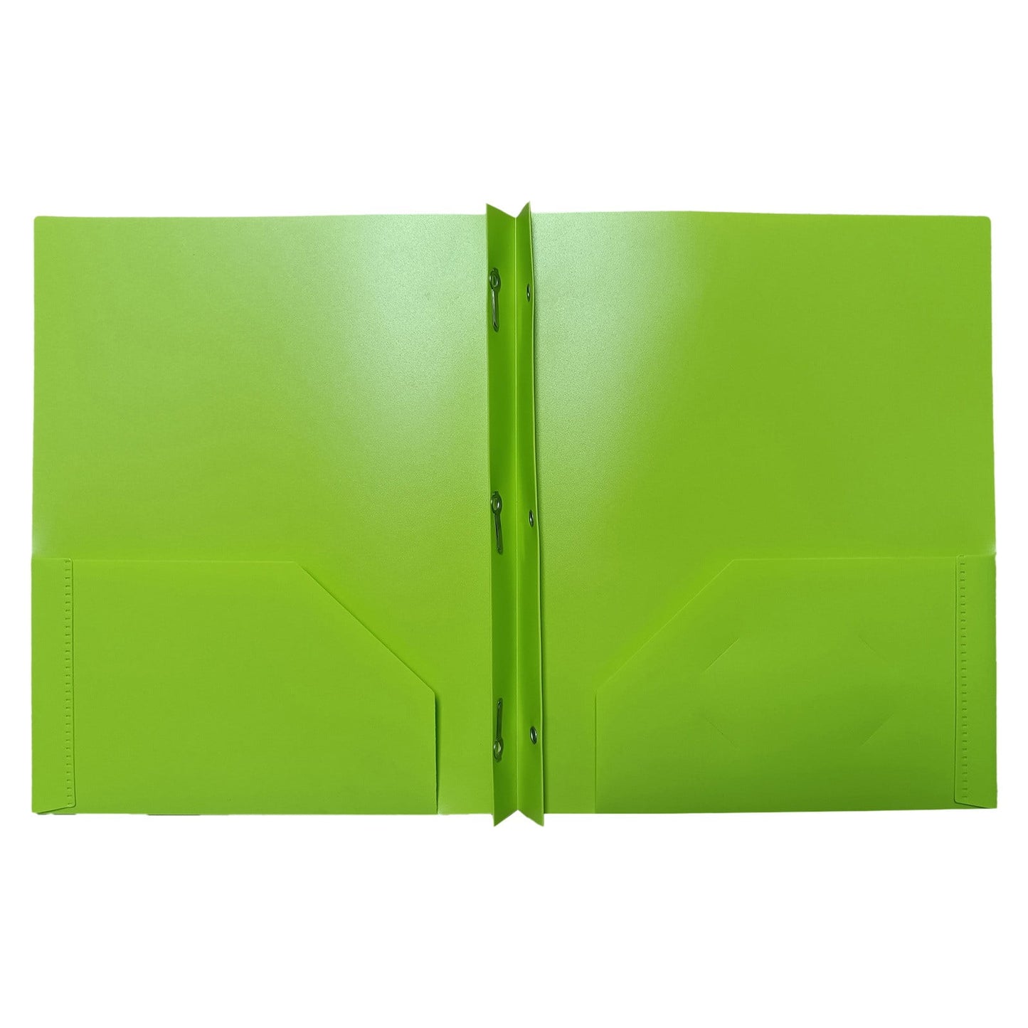 Heavy Duty Colored 2 Pocket Plastic Folders, Two Pocket Plastic Folders with Pockets for School, and Business Card Slot, Home, and Work (Black) 9.45x11.42"