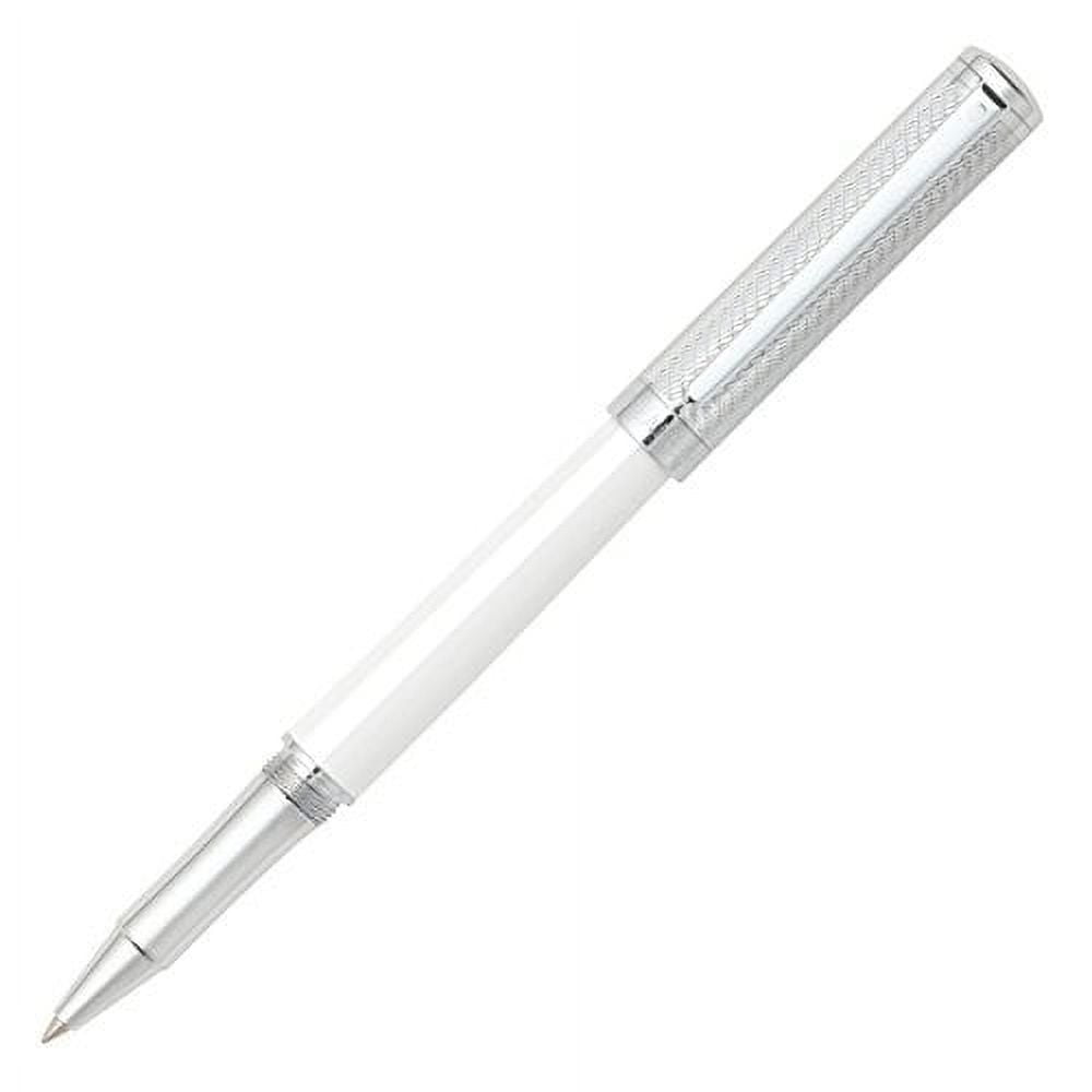 Sheaffer Intensity, White Barrel Engraved Spiral Cap Rollerball Pen SH9240-1