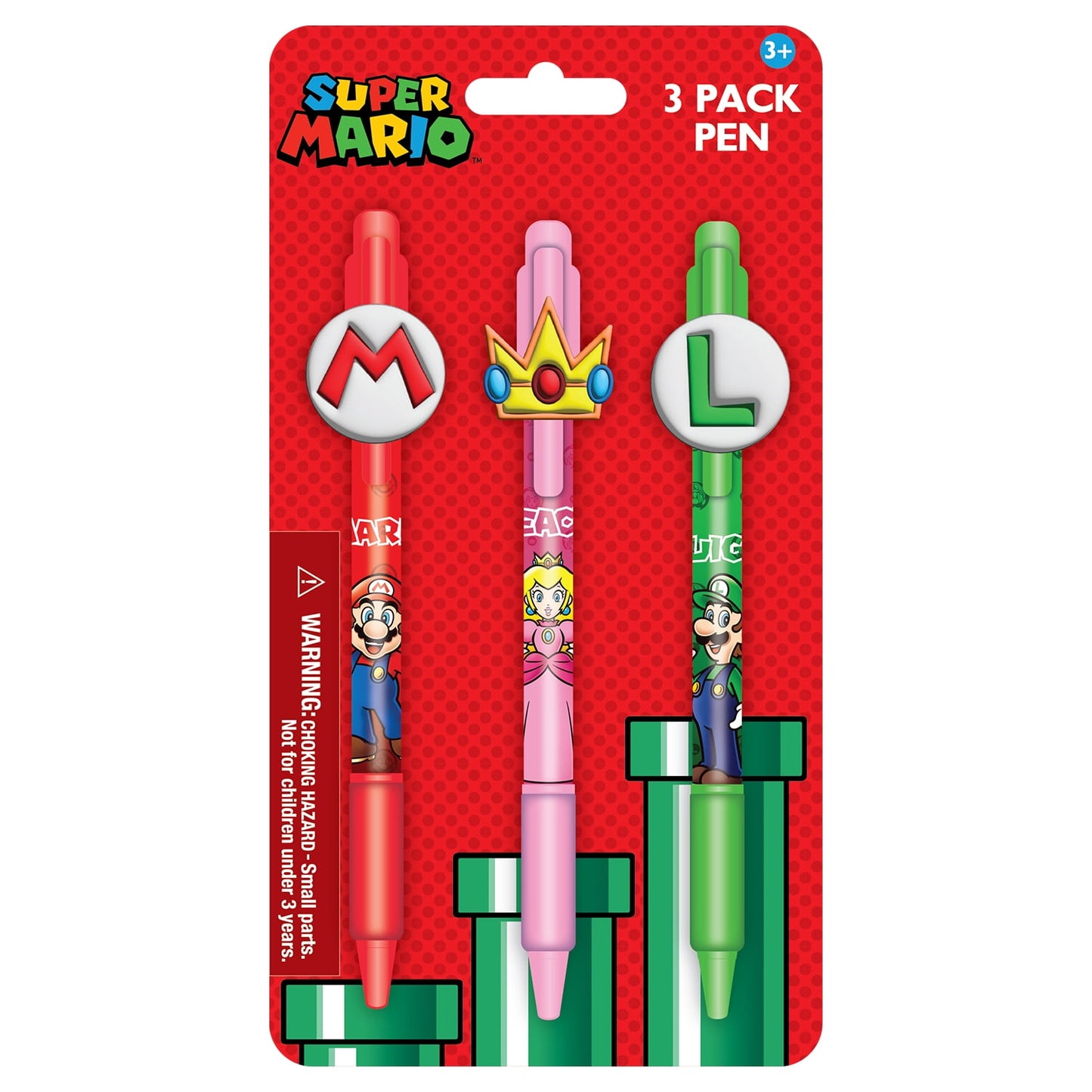 Nintendo Super Mario Brothers 3-Pack Pens