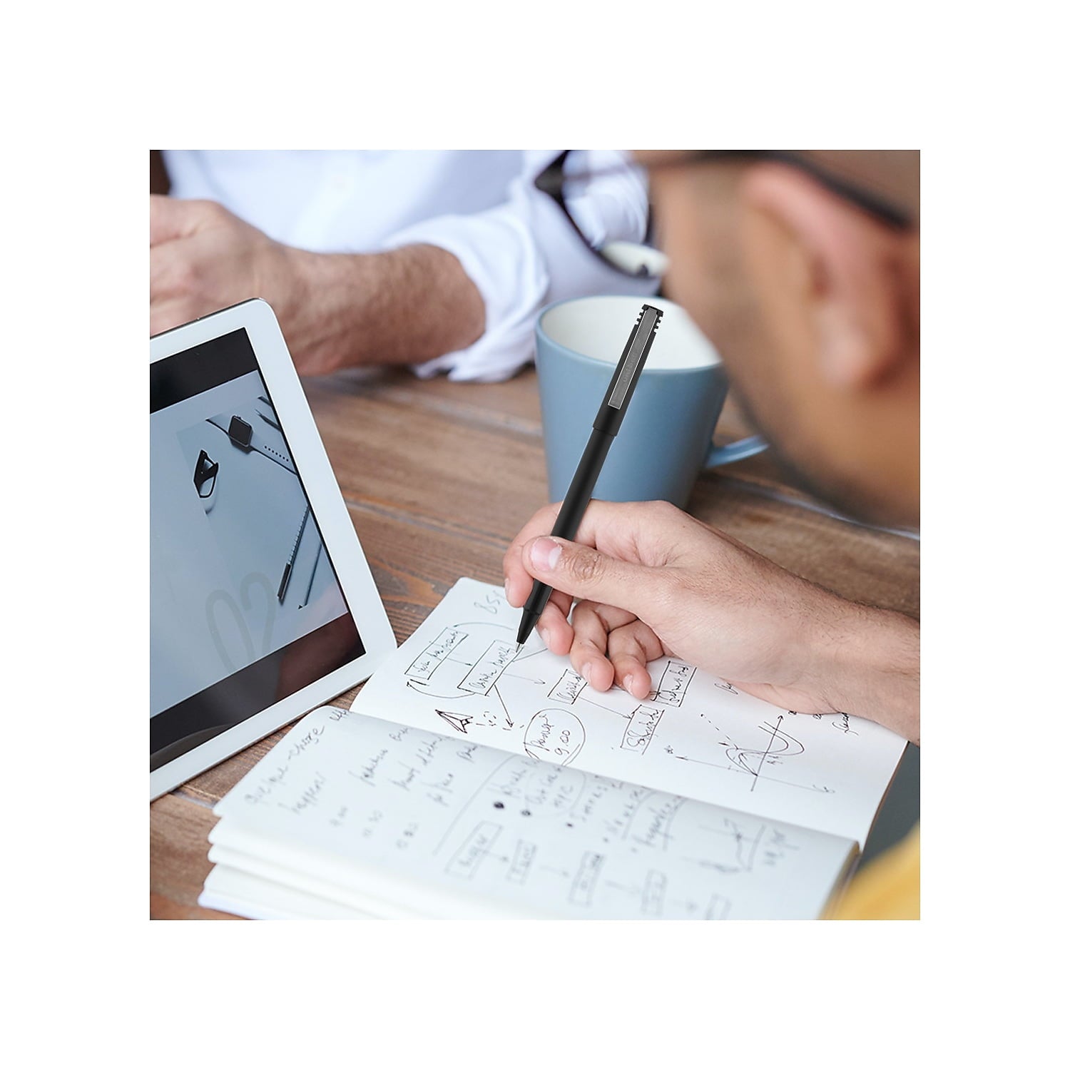 uni-ball Roller Ball Stick Dye-Based Pen Micro Point 0.5 mm 498774