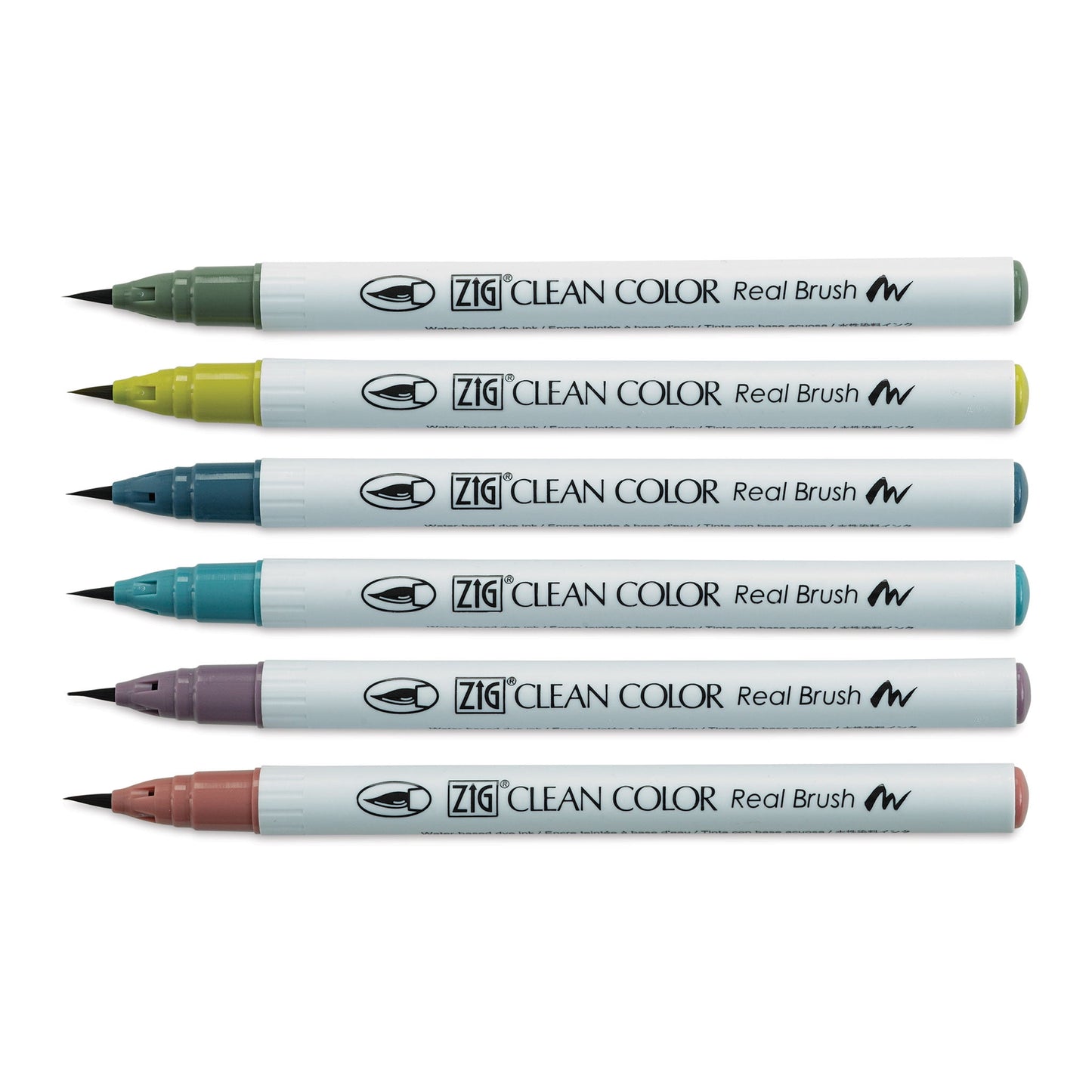 Kuretake Zig Clean Color Real Brush Marker, Light Violet