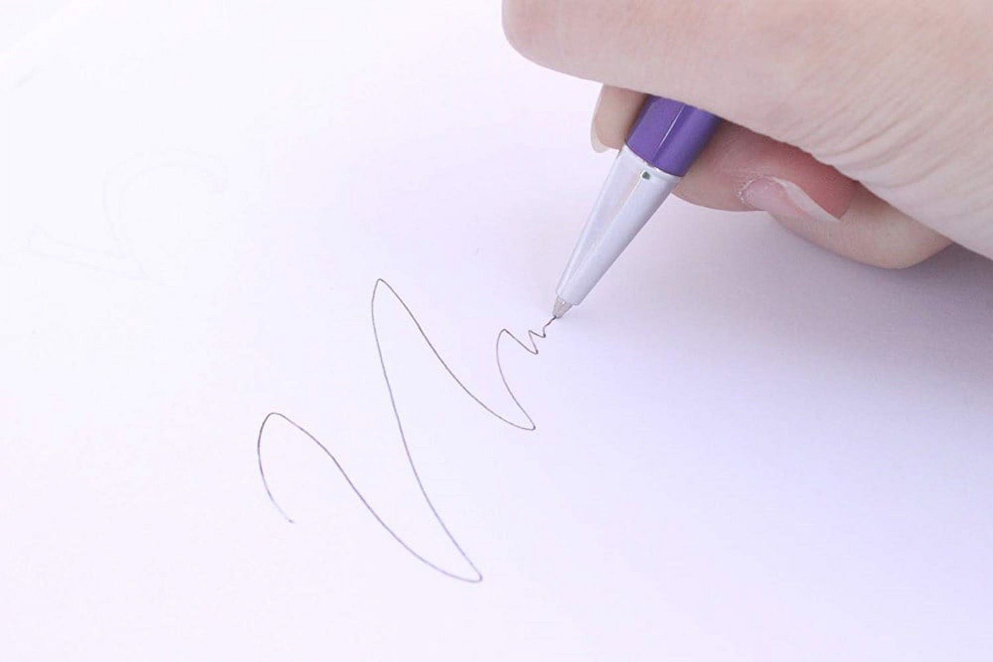 Hot Pink Swarovski Crystal Pen with Colored Tip Silver Clip On Black Ink Ballpoint Elegant Classy